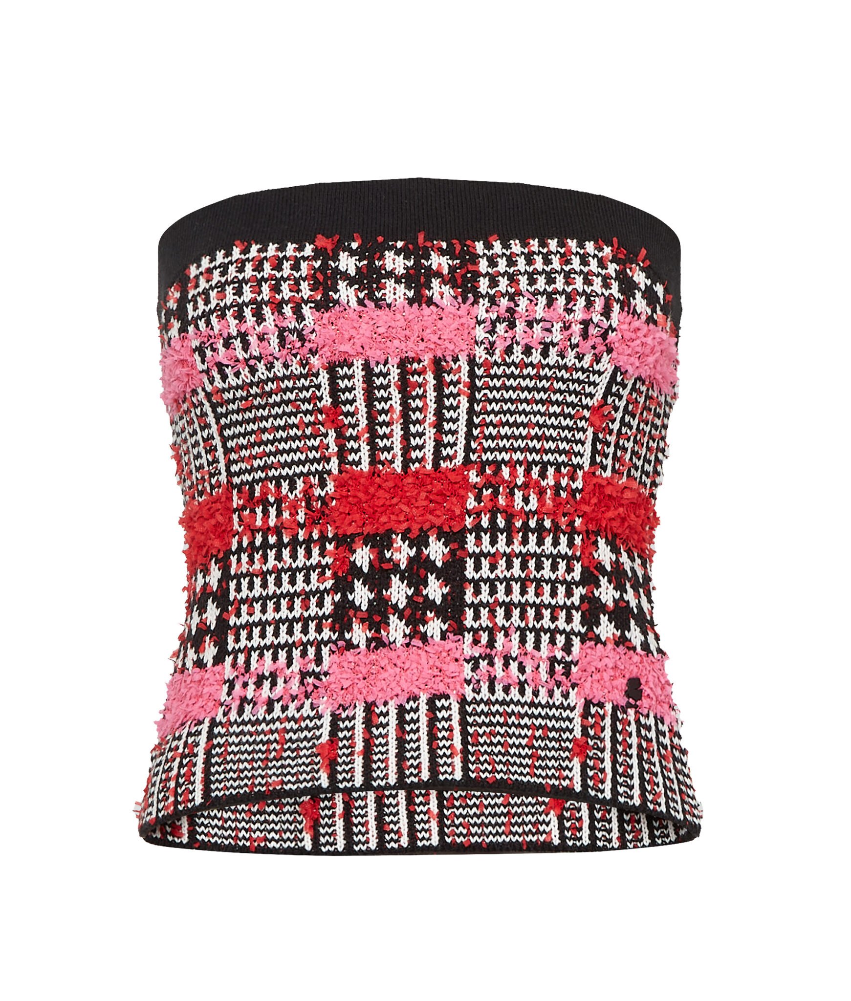 Bouclé Tube Top- Pink/Multi