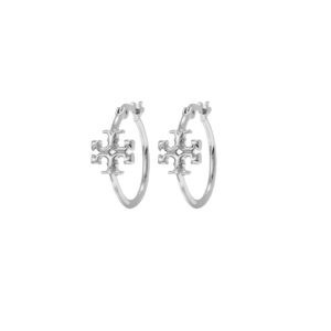 Small Eleanor Hoop Earrings - Silver