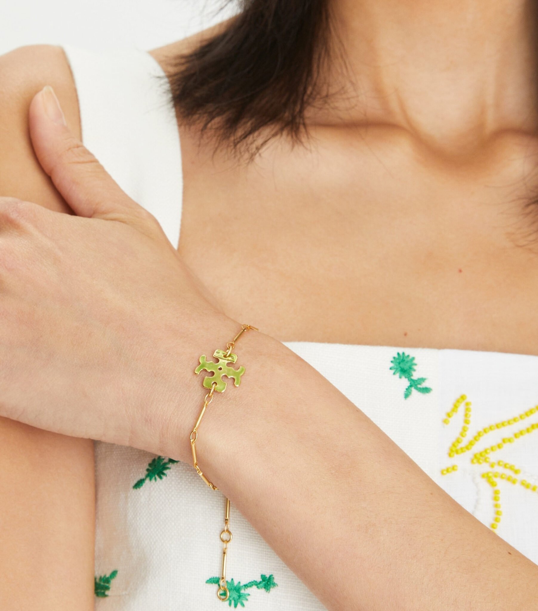 Thin Roxanne Bracelet -Pink - Image 3