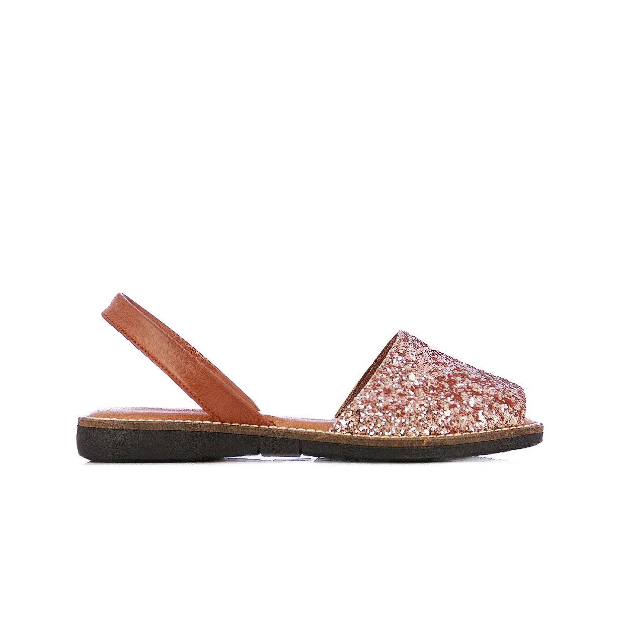 Glitz Slingback Sandal -Nude