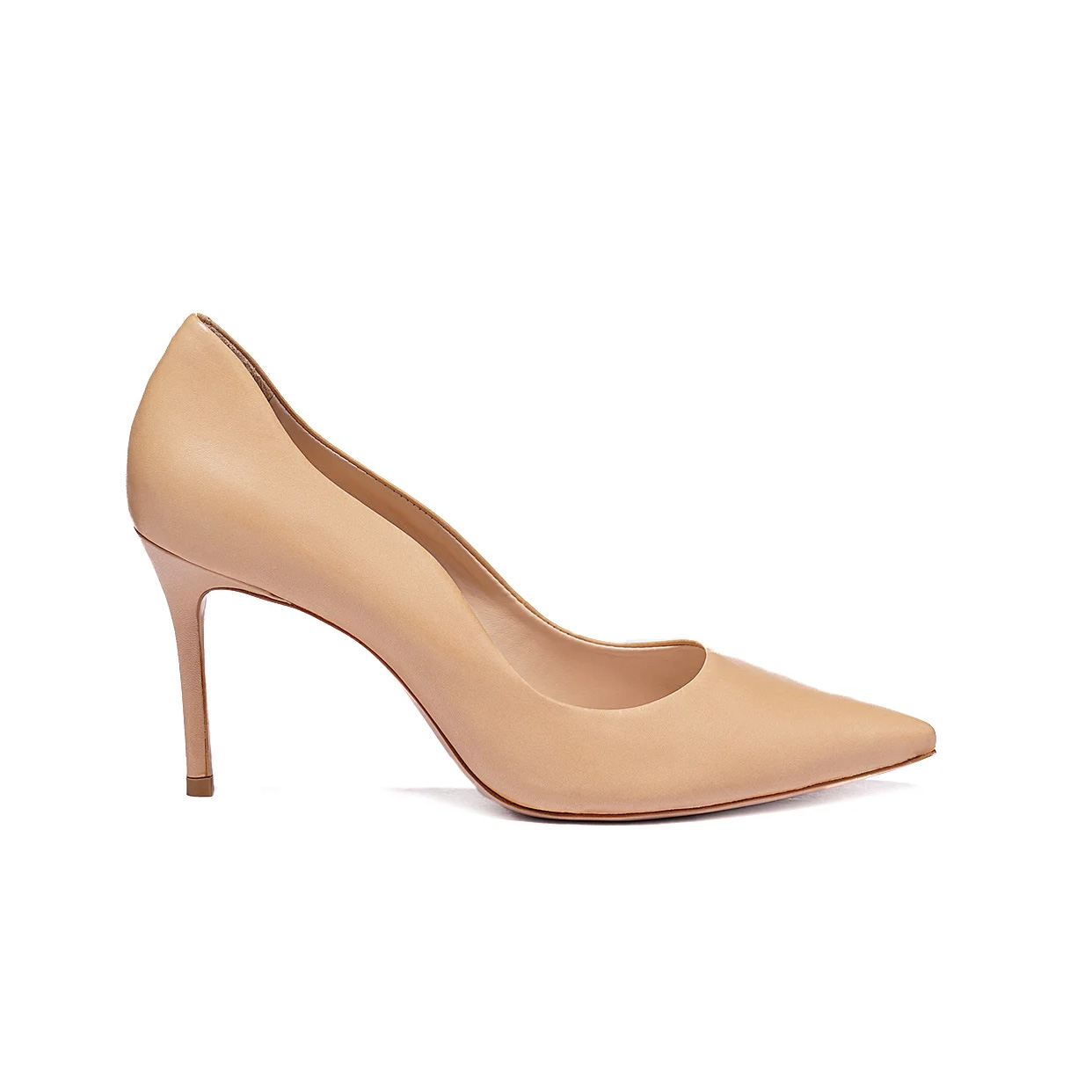 Luxe Court Heel -Beige