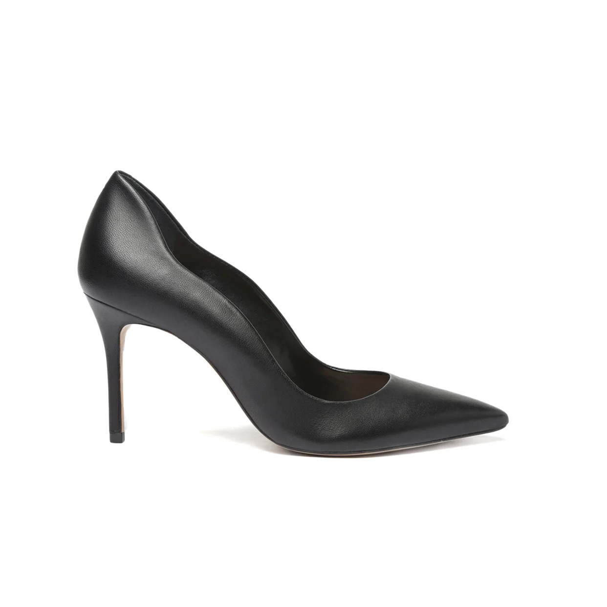Luxe Court Heel -Black