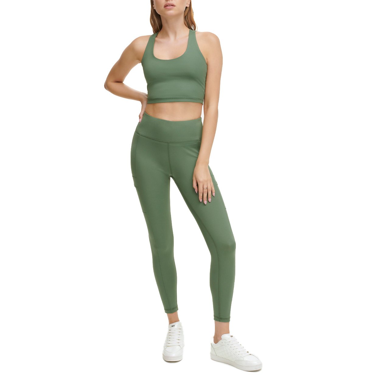 Balance Compression Sports Bra -Green