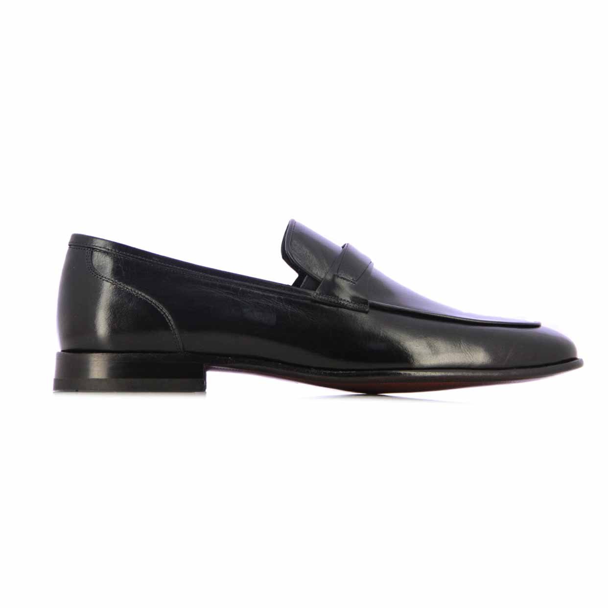 Formal Leather Slip Ons -Black