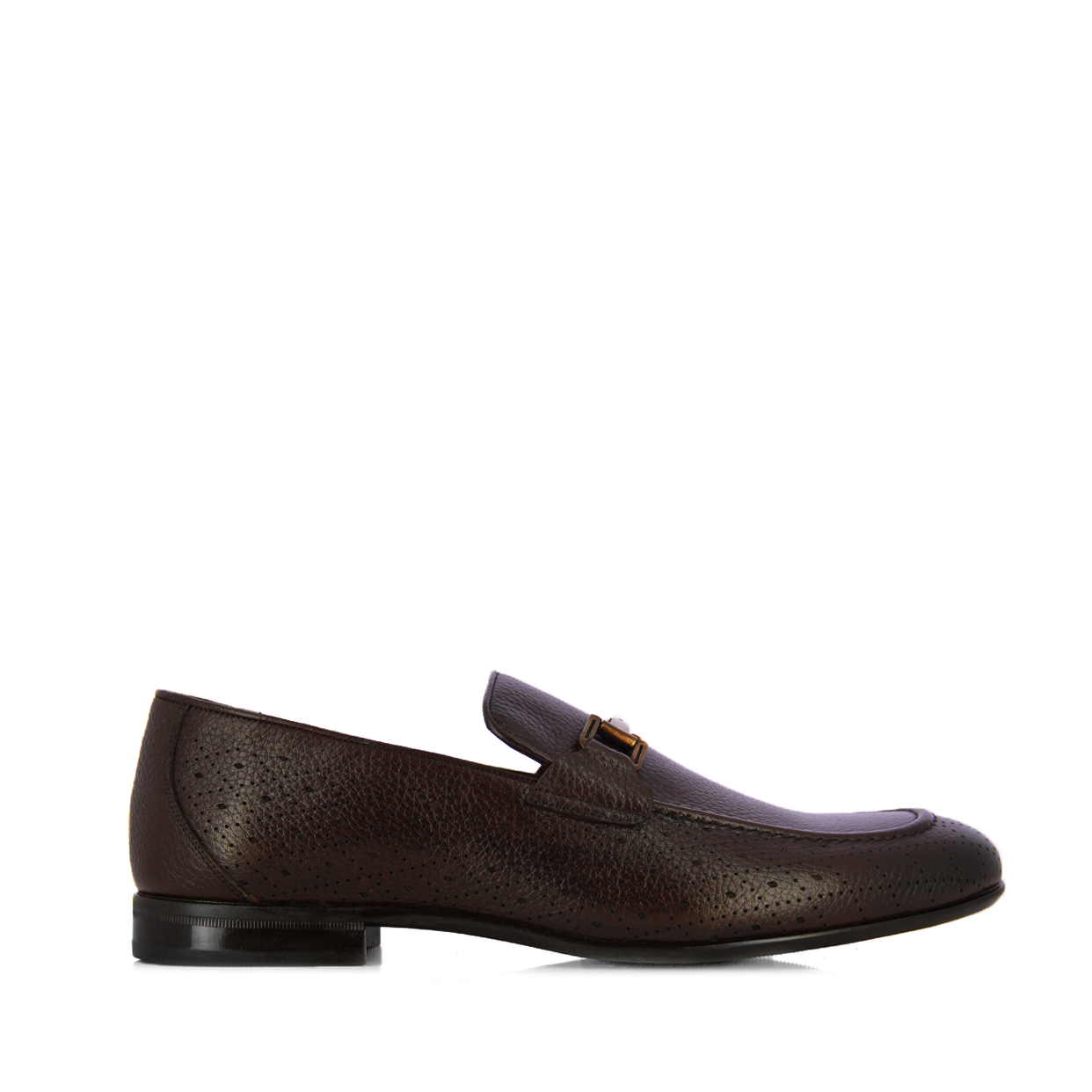 Classic Buckle Loafer -Brown