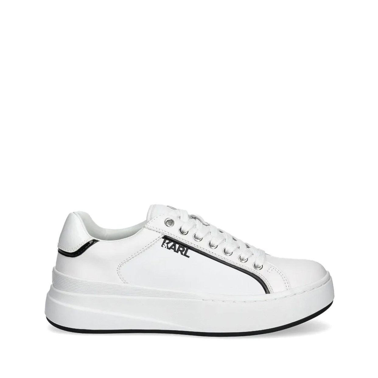 Kronos Leather Sneakers -White