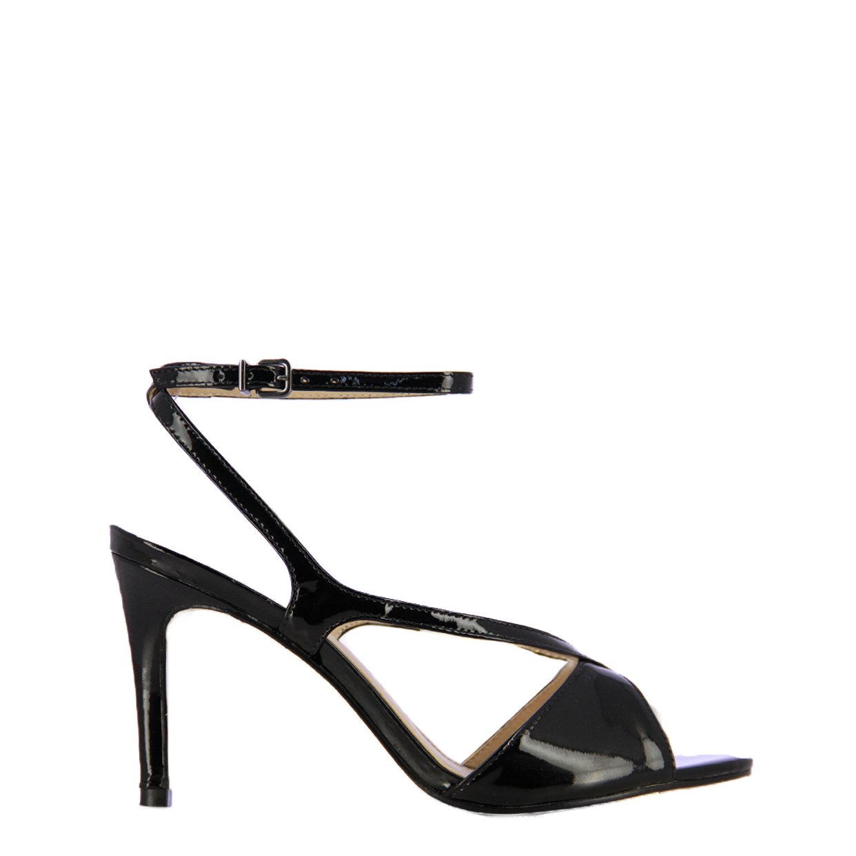 Strappy Ankle Strap Sandal -Black