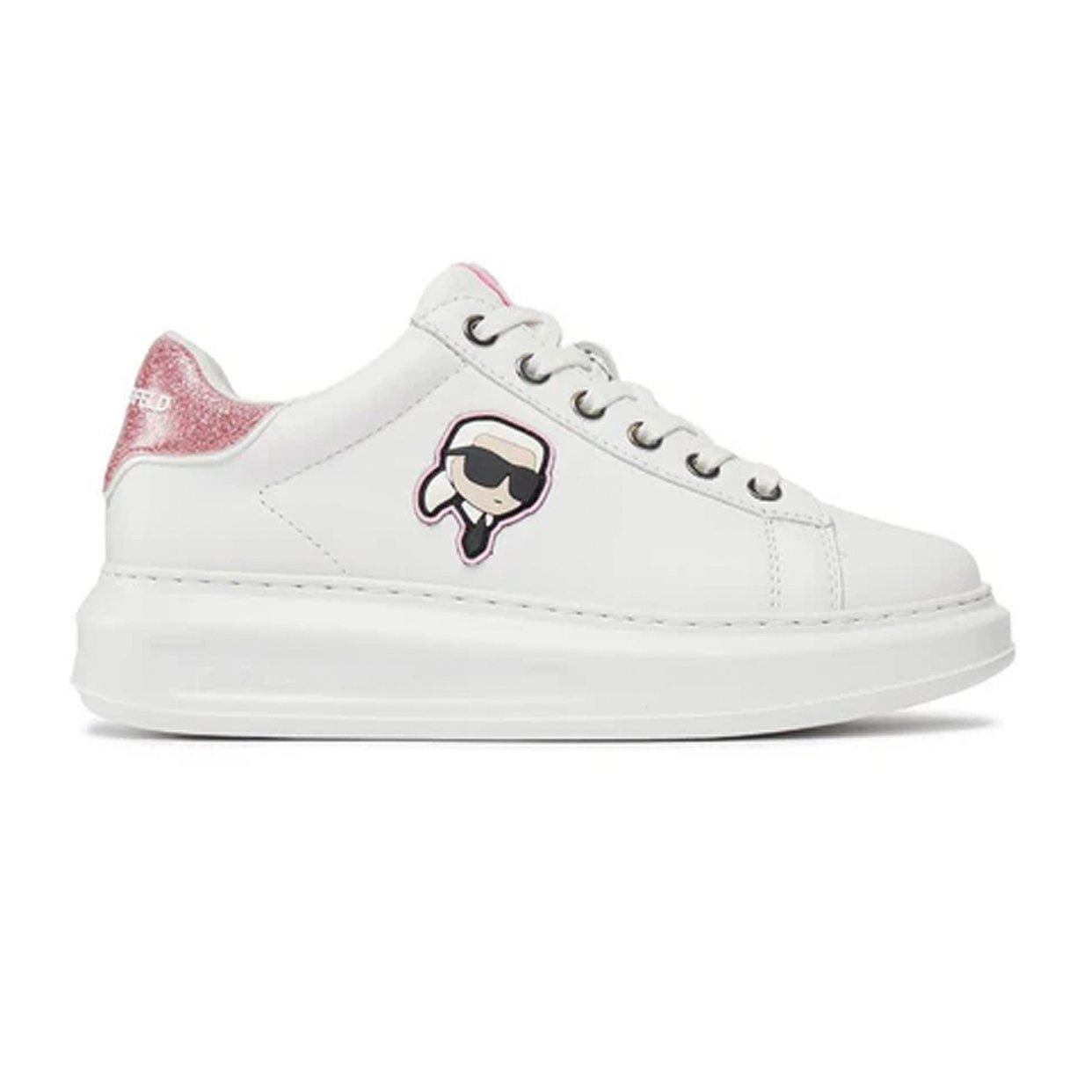 Kapri Karl NFT Low Top Sneaker -White/Pink