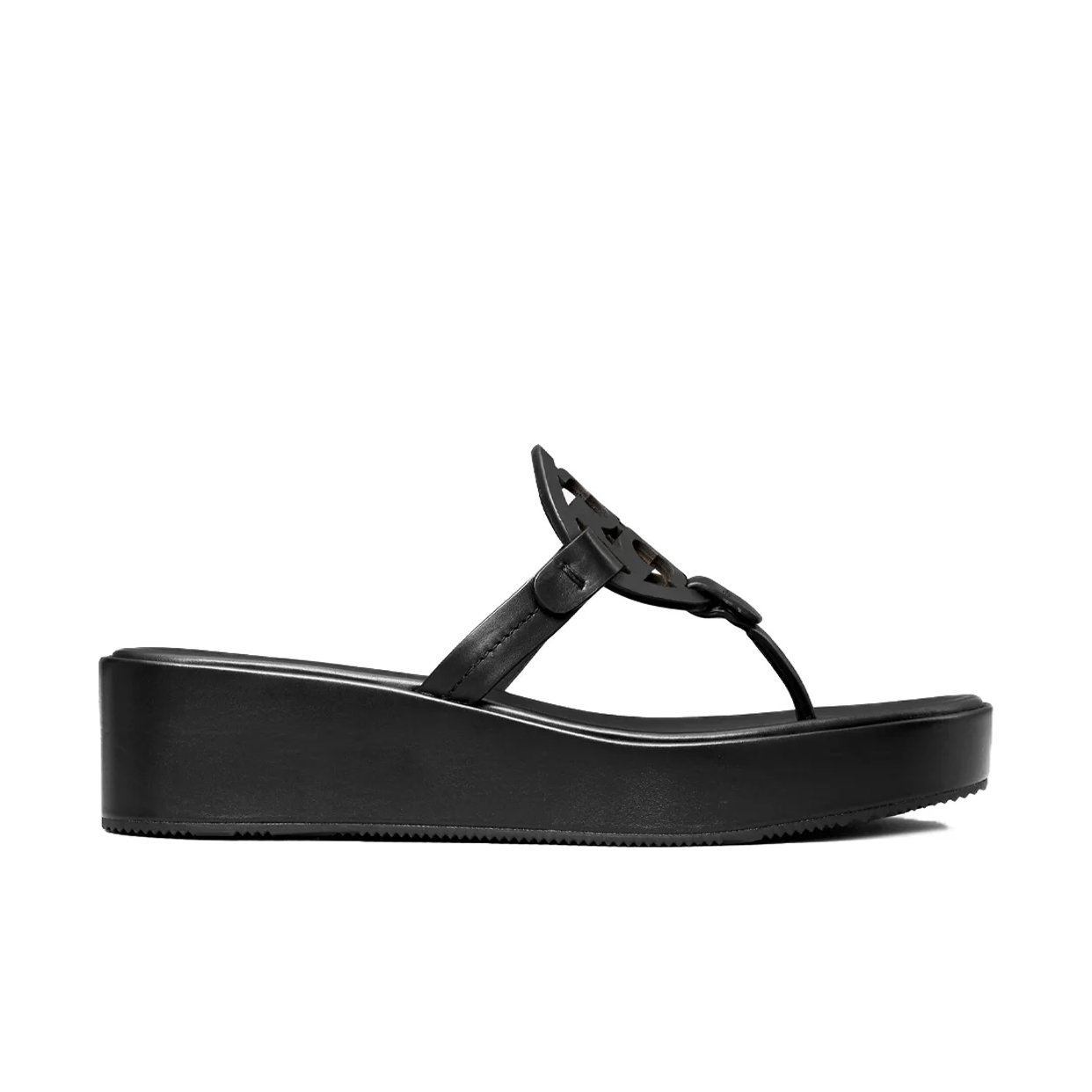 Miller Wedge Sandal -Black