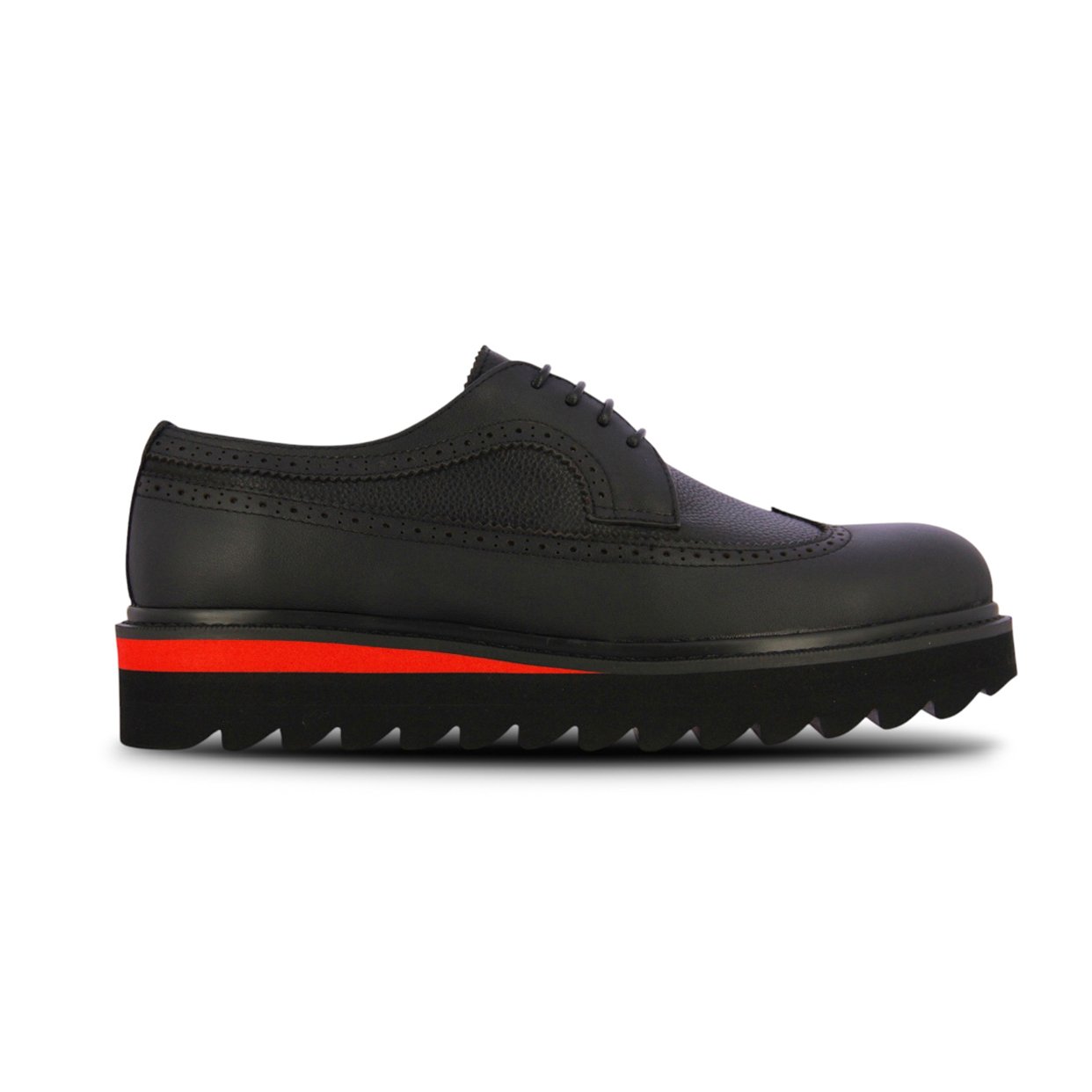 Platform Brogues -Black