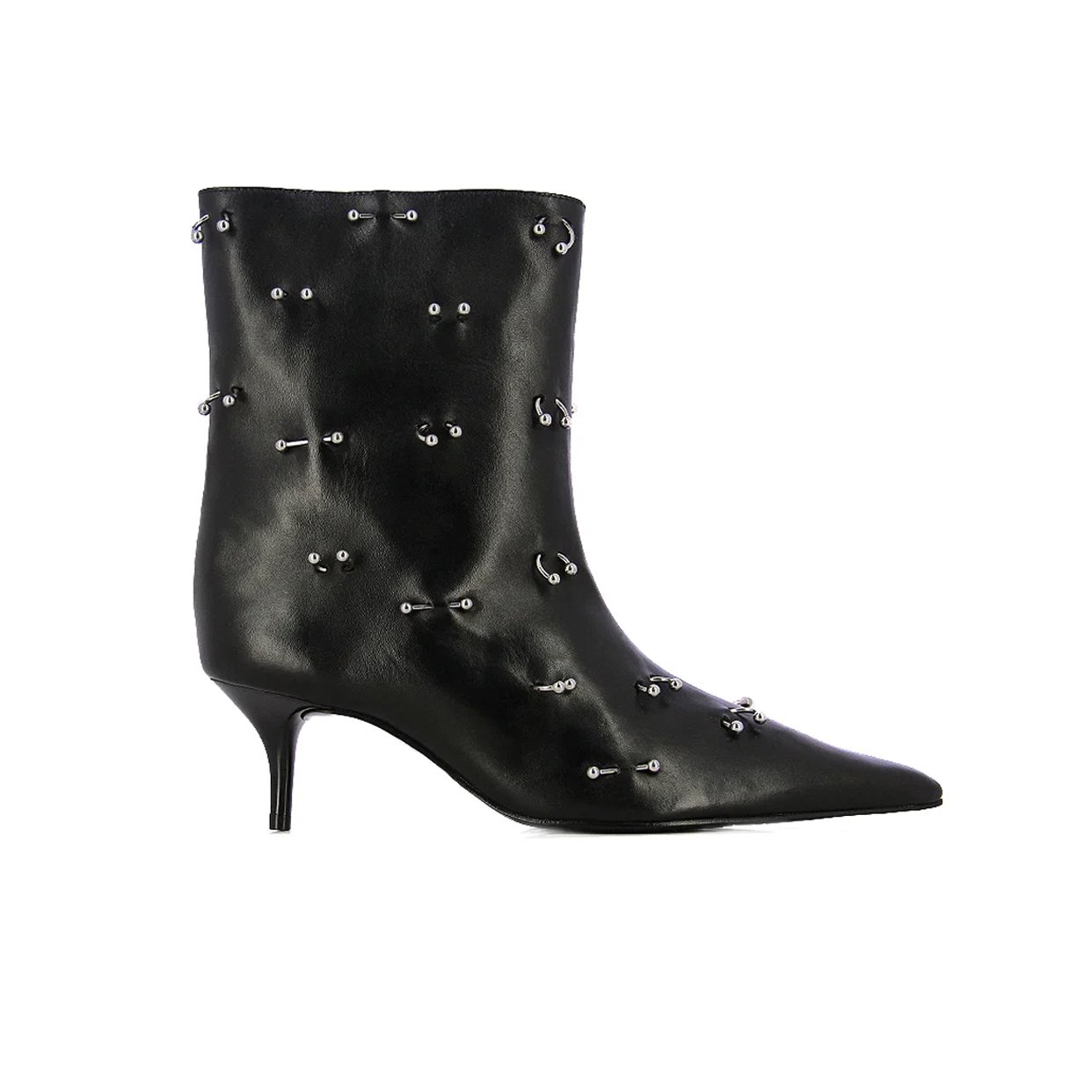 Piercing Ankle Boot -Black
