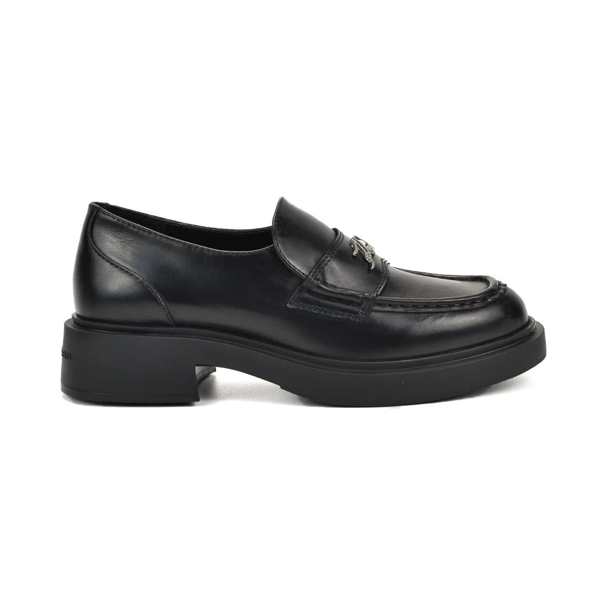Macie Signia Rhinestone Loafers -Black