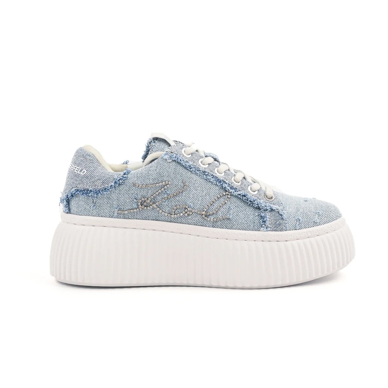 Signature Kreeper Denim Sneaker -Blue/Silver