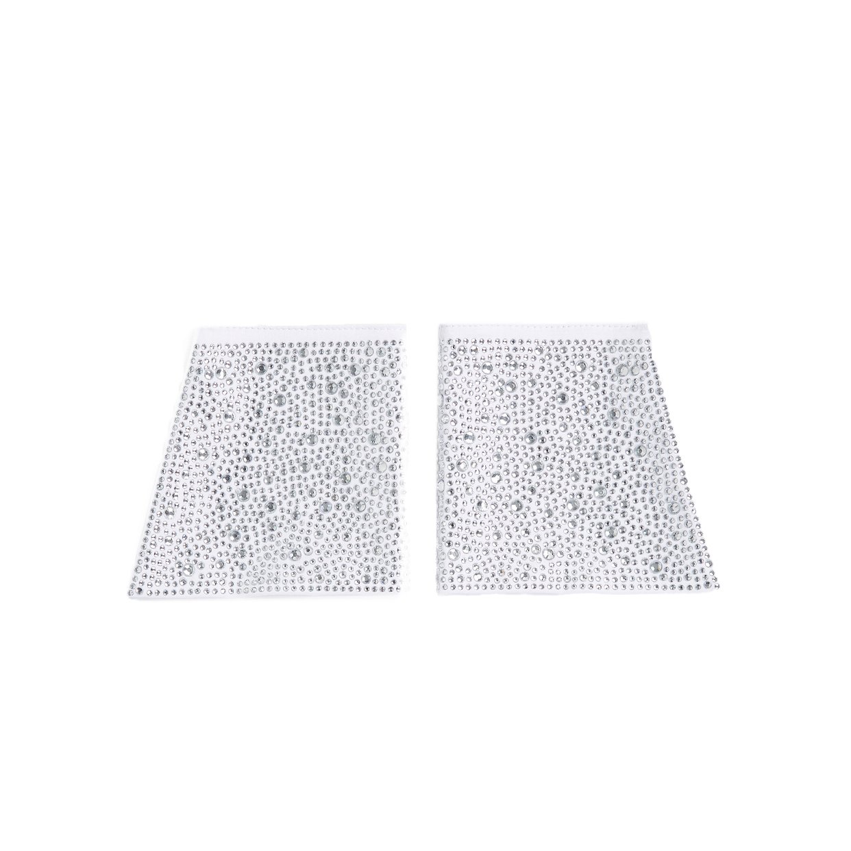 Rhinestone Cuffs Handpicked By Hun Kim -White
