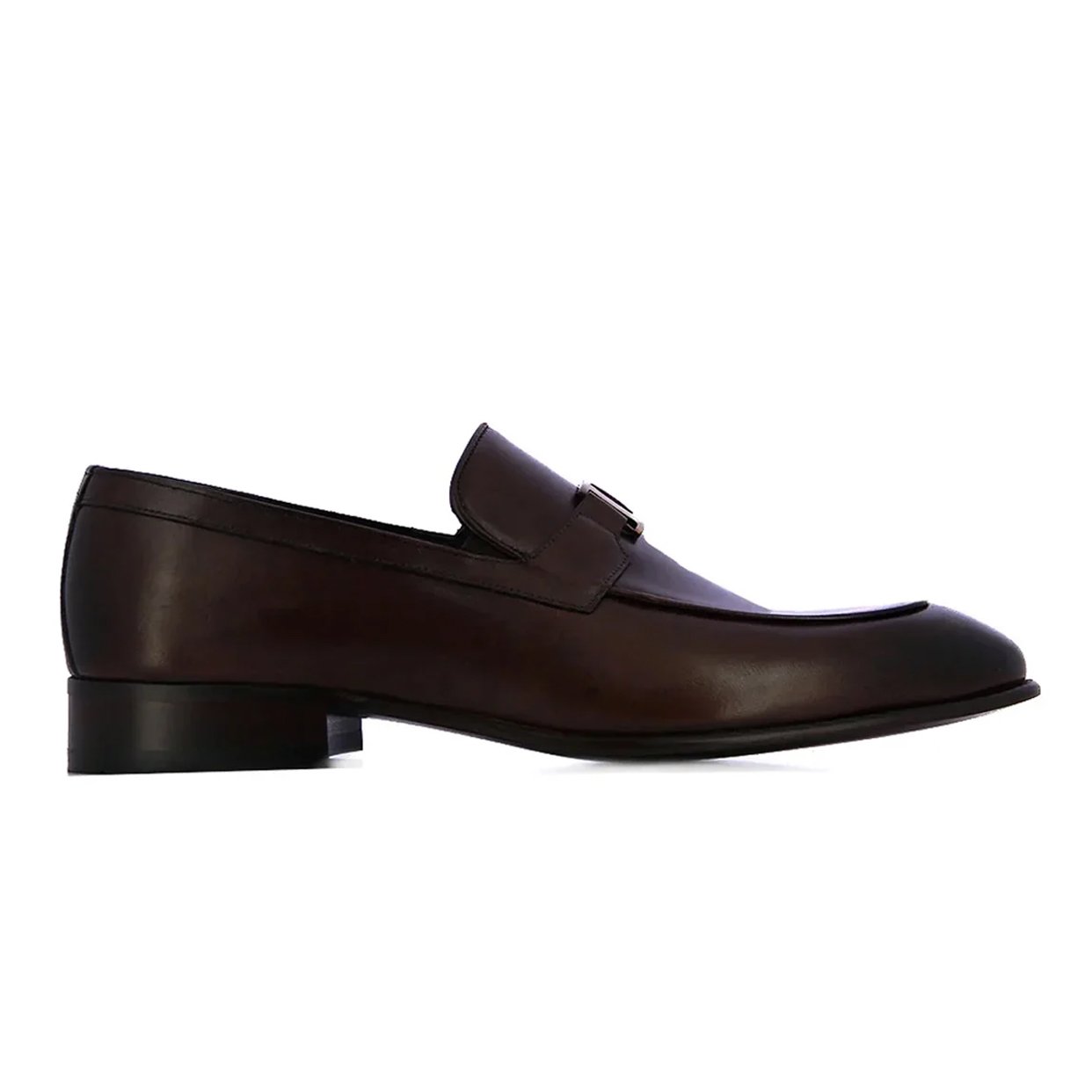 Formal Buckle Loafer -Brown