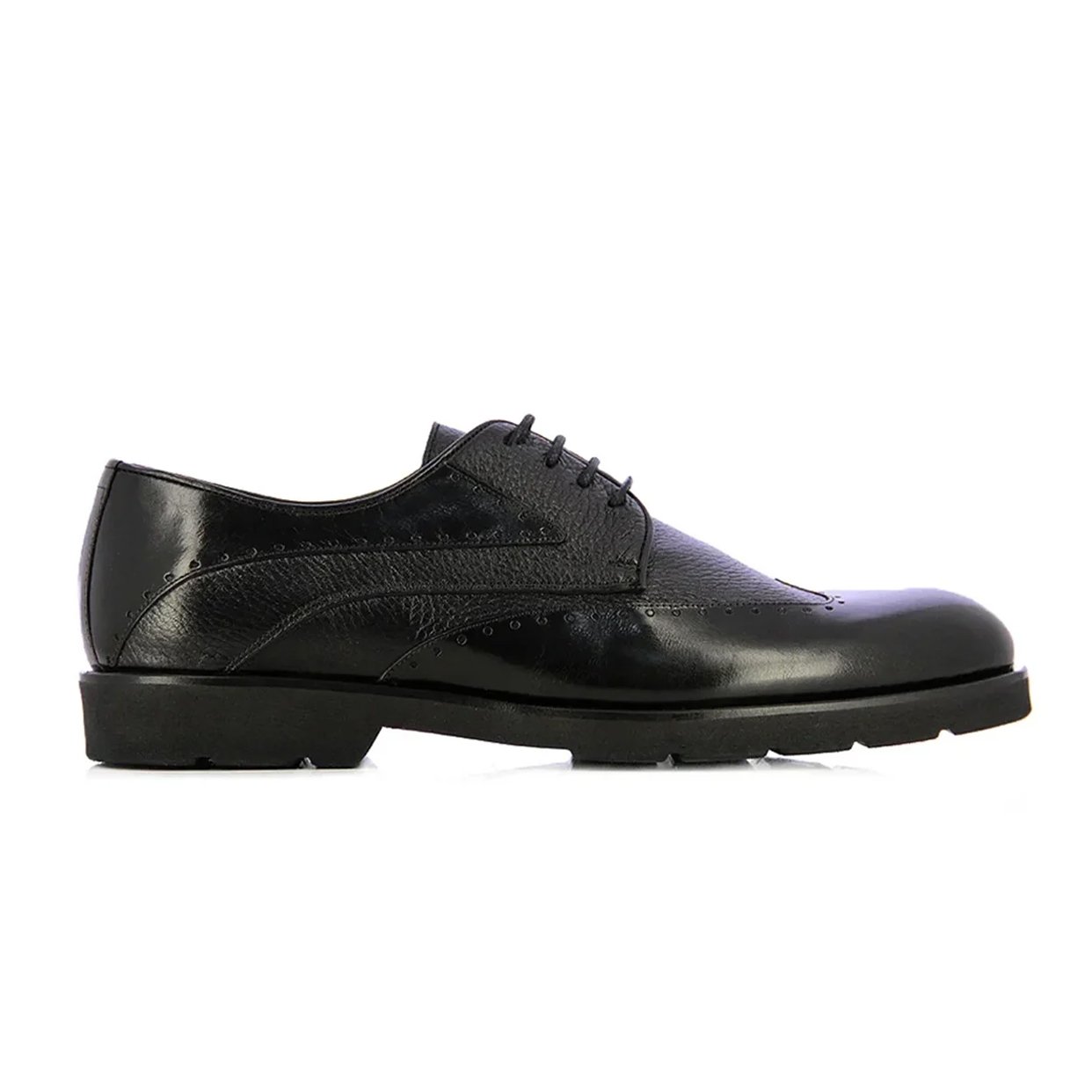 Formal Leather Brogue -Black