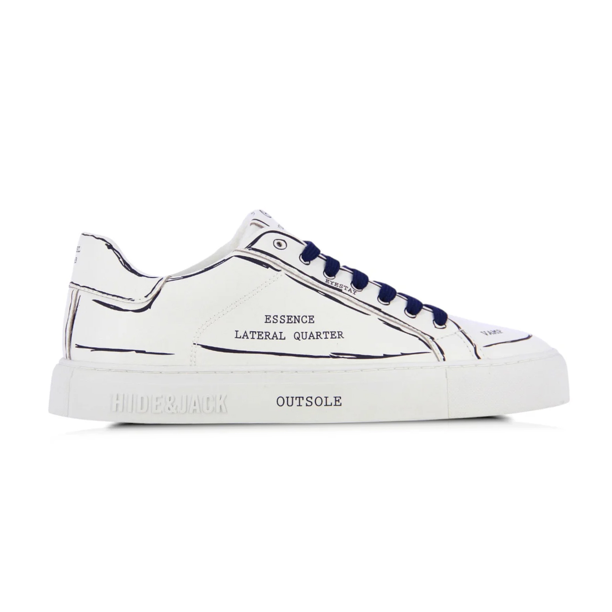 Sky Construction Blue Sneaker -White/Blue