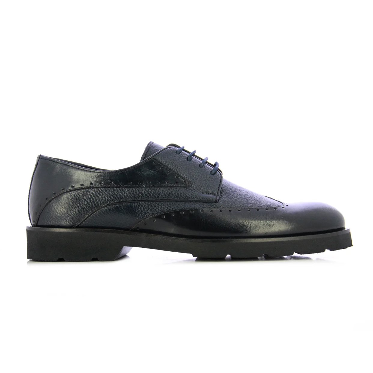 Formal Leather Brogue -Blue
