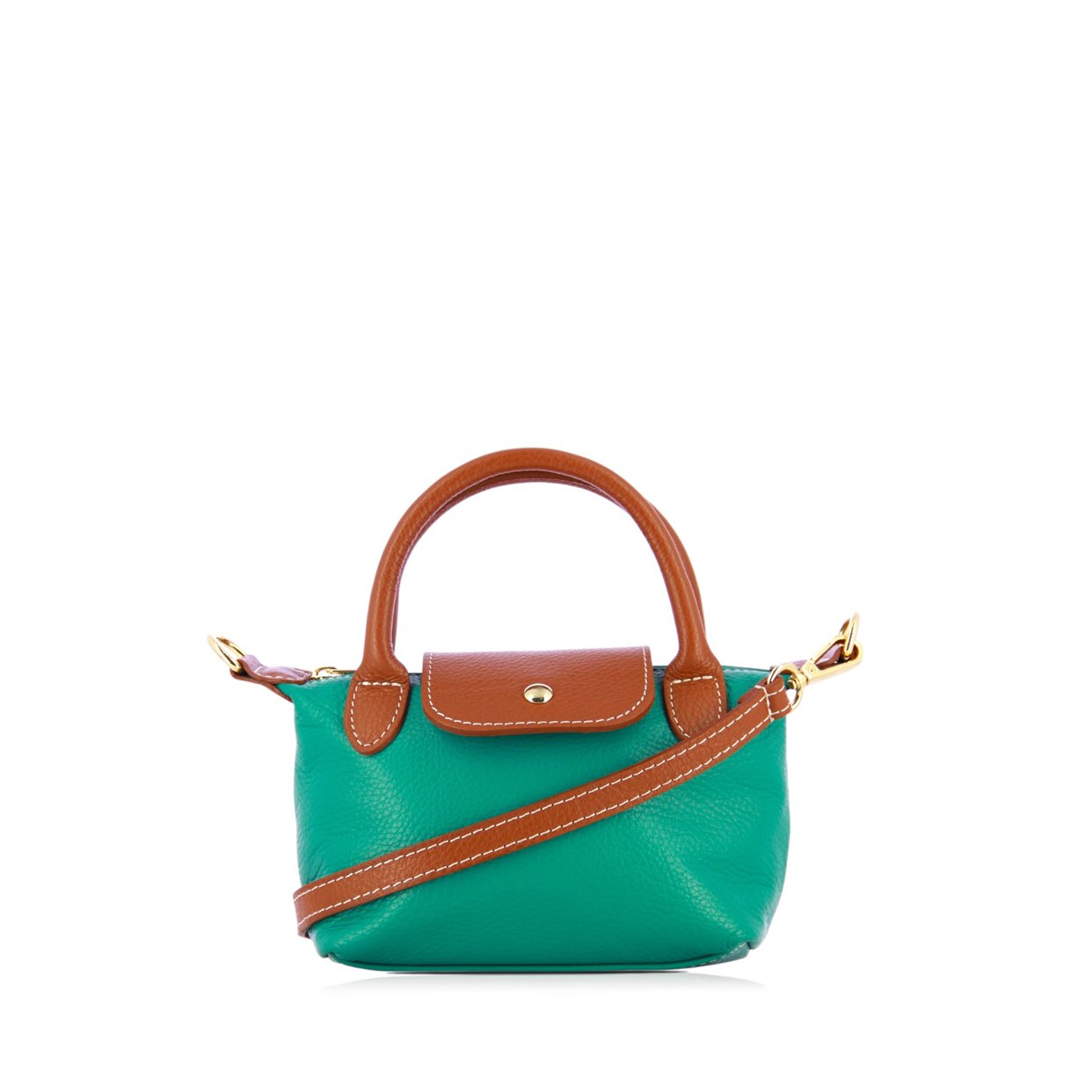 Small Crossbody Shopper -Turquoise