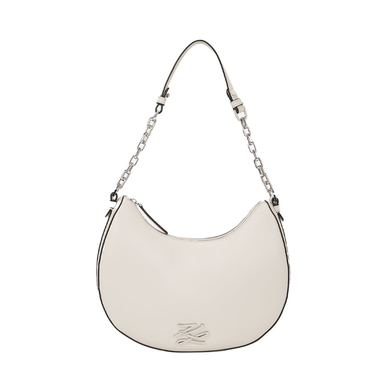 K/Autograph Moon Shoulder Bag -Cement
