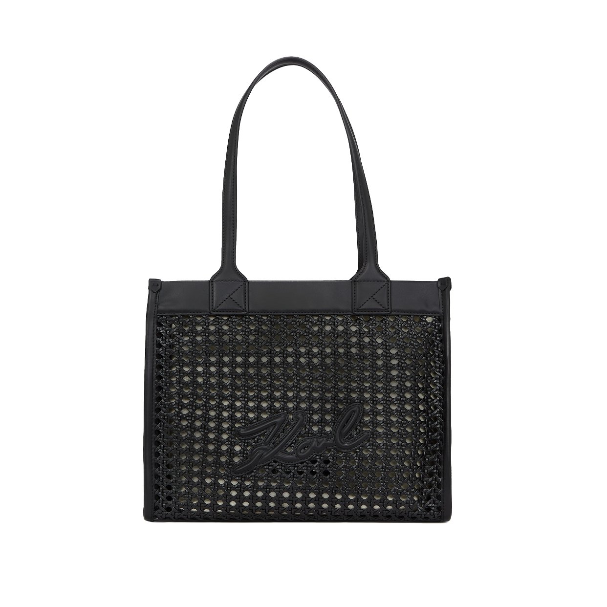 K/Skuare Medium Tote Bag -Black/Nickel