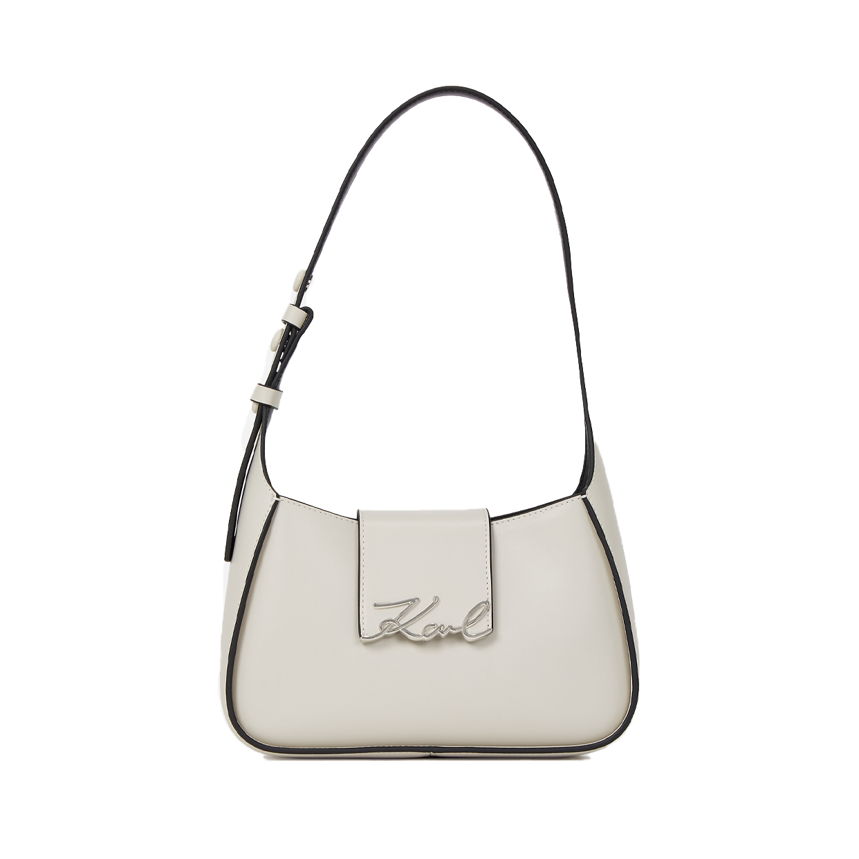 K/Signature Small Shoulder Bag -Cement