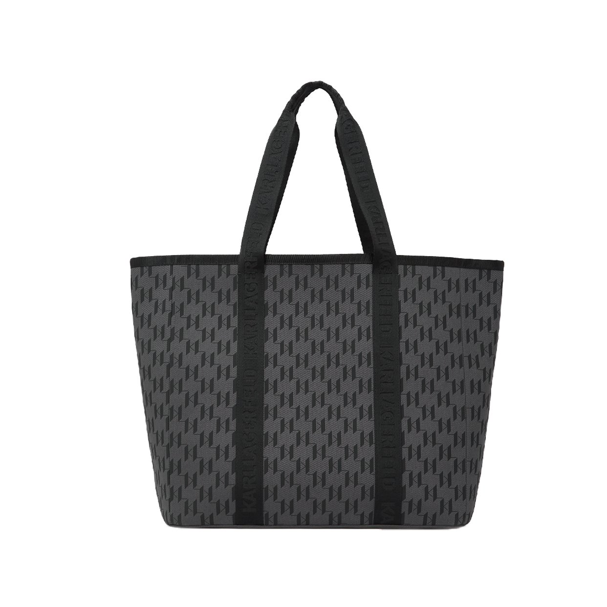 K/Monogram Tote Bag -Black/Grey