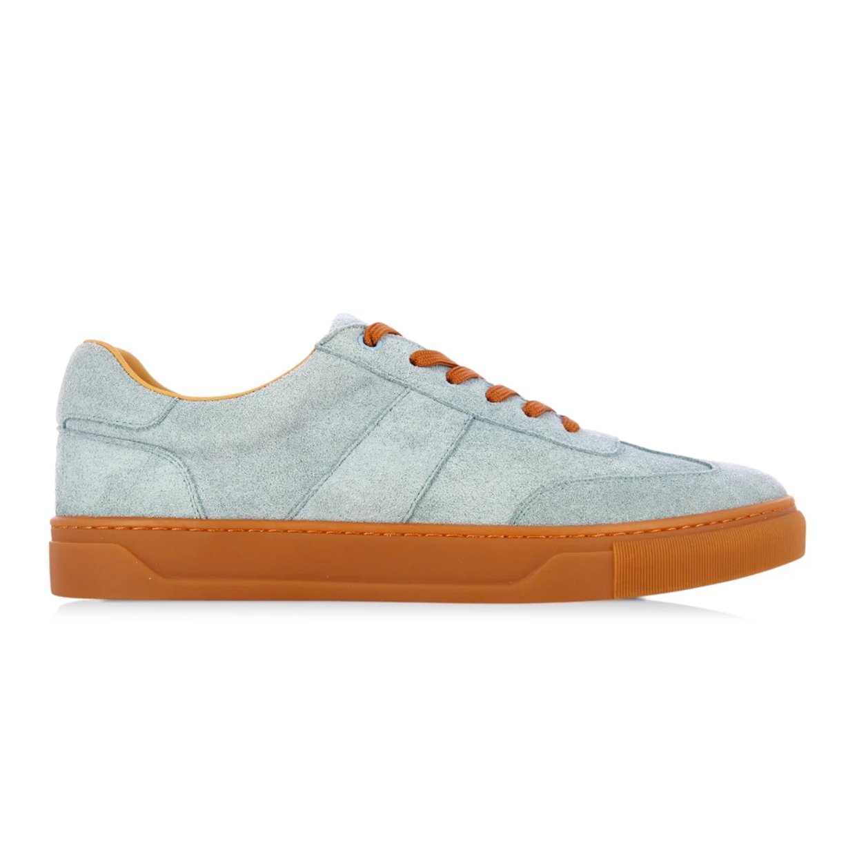 Suede Low-Top Sneaker -Blue