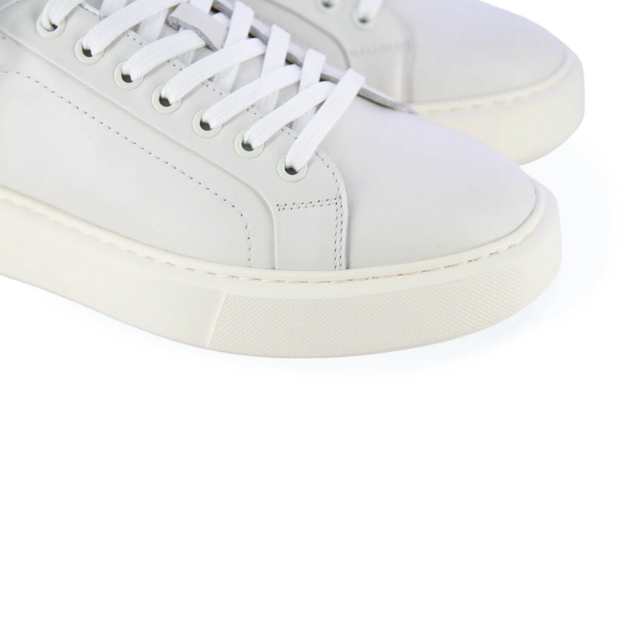 Modern Leather Sneaker -White - Image 4