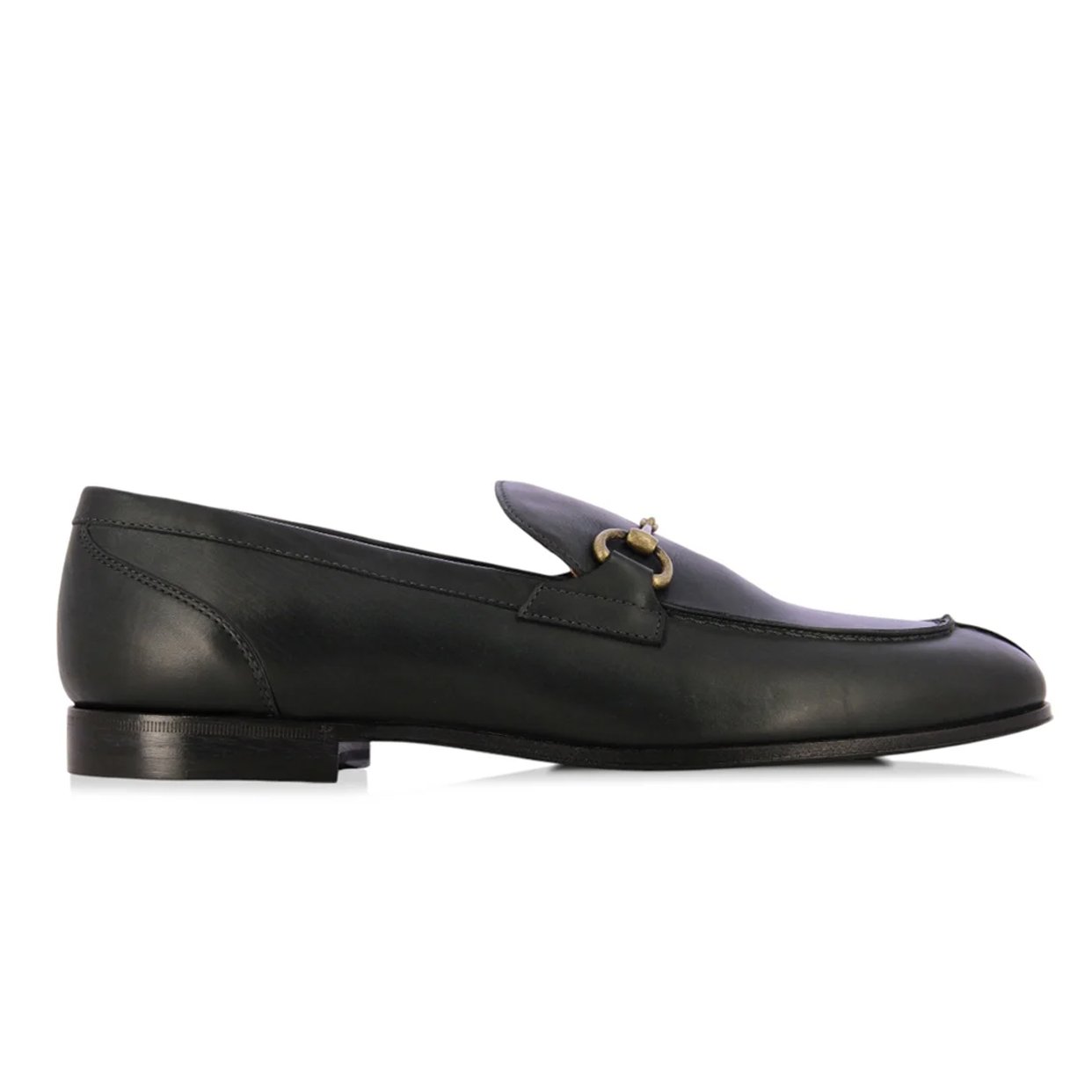Formal Buckle Loafers -Black