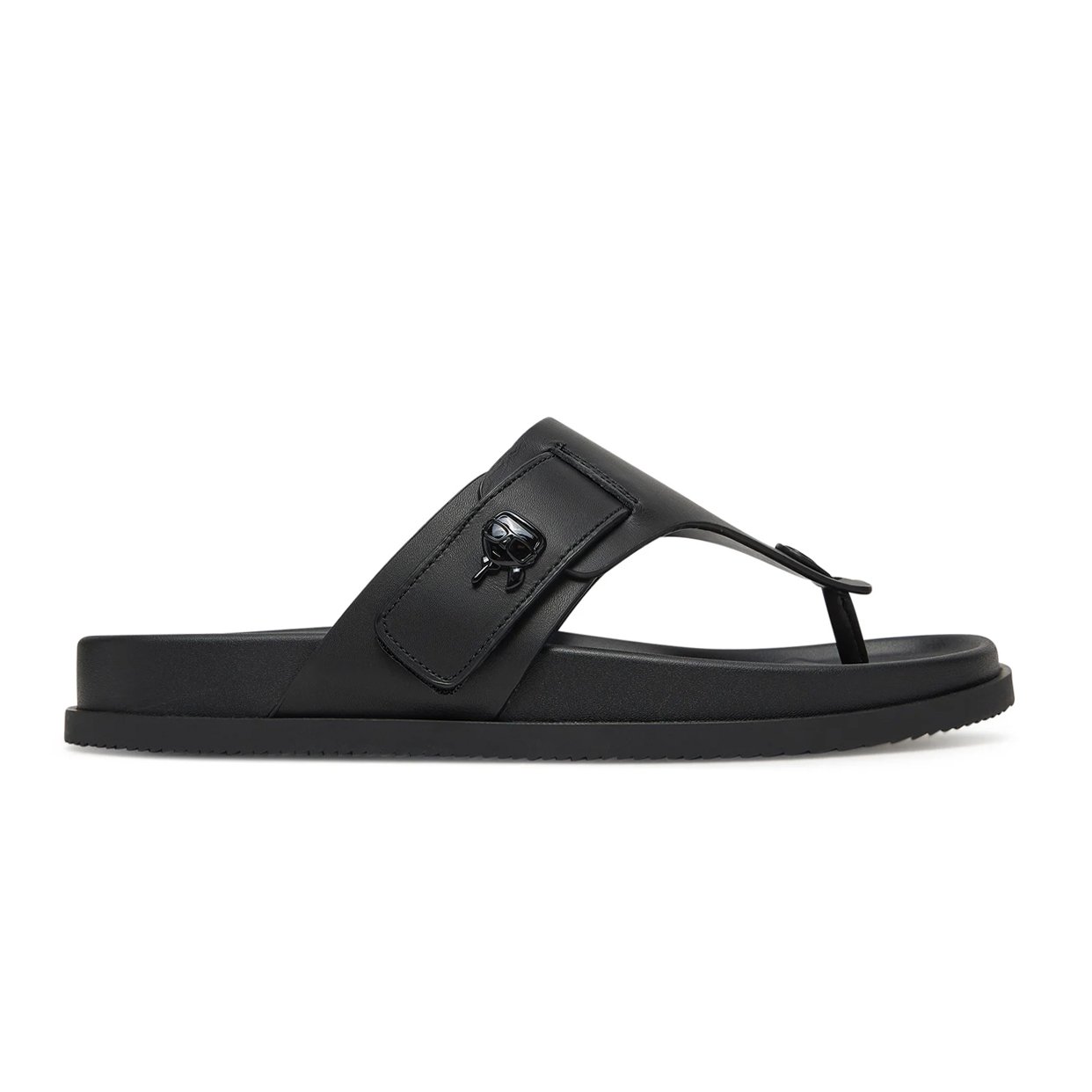 Kaden Toe Post Slides -Black