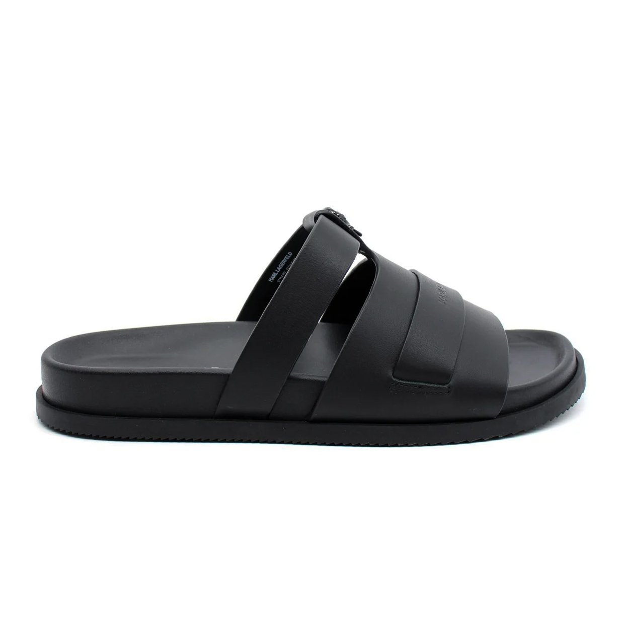 Kaden Multi Strap Slides -Black