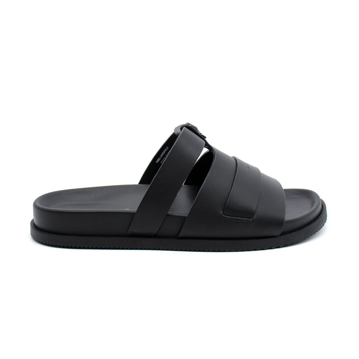 Kaden Multi Strap Slides -Black