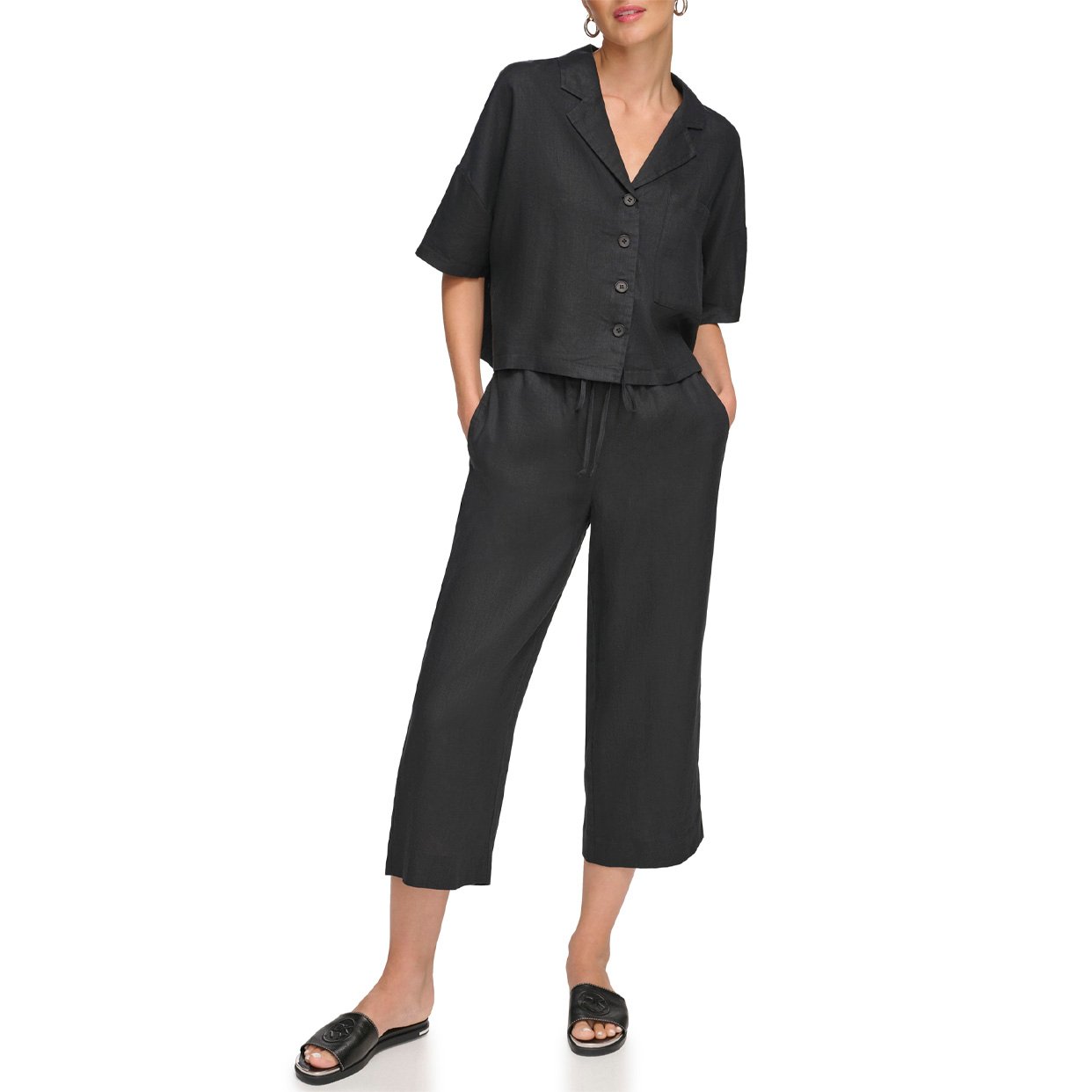 Collar Blouse -Black