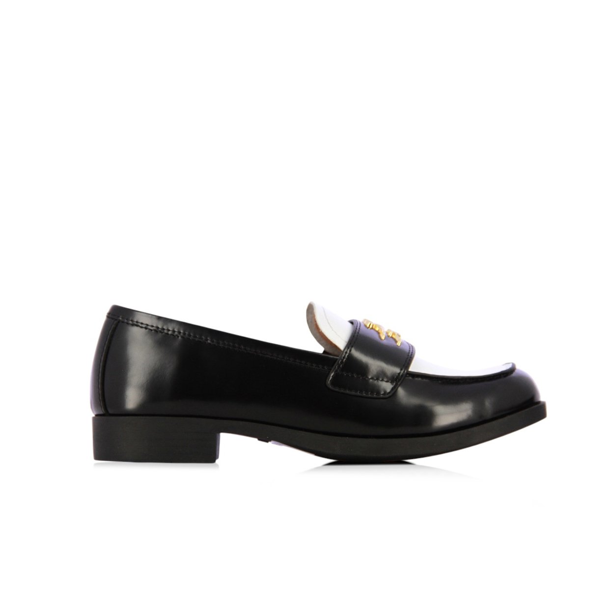 Lovely College Loafers -Black/White