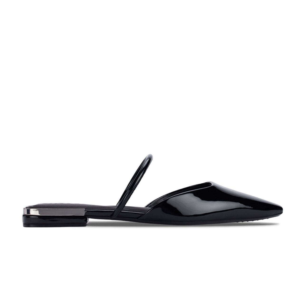 Cabbi Mary Jane Flat -Black
