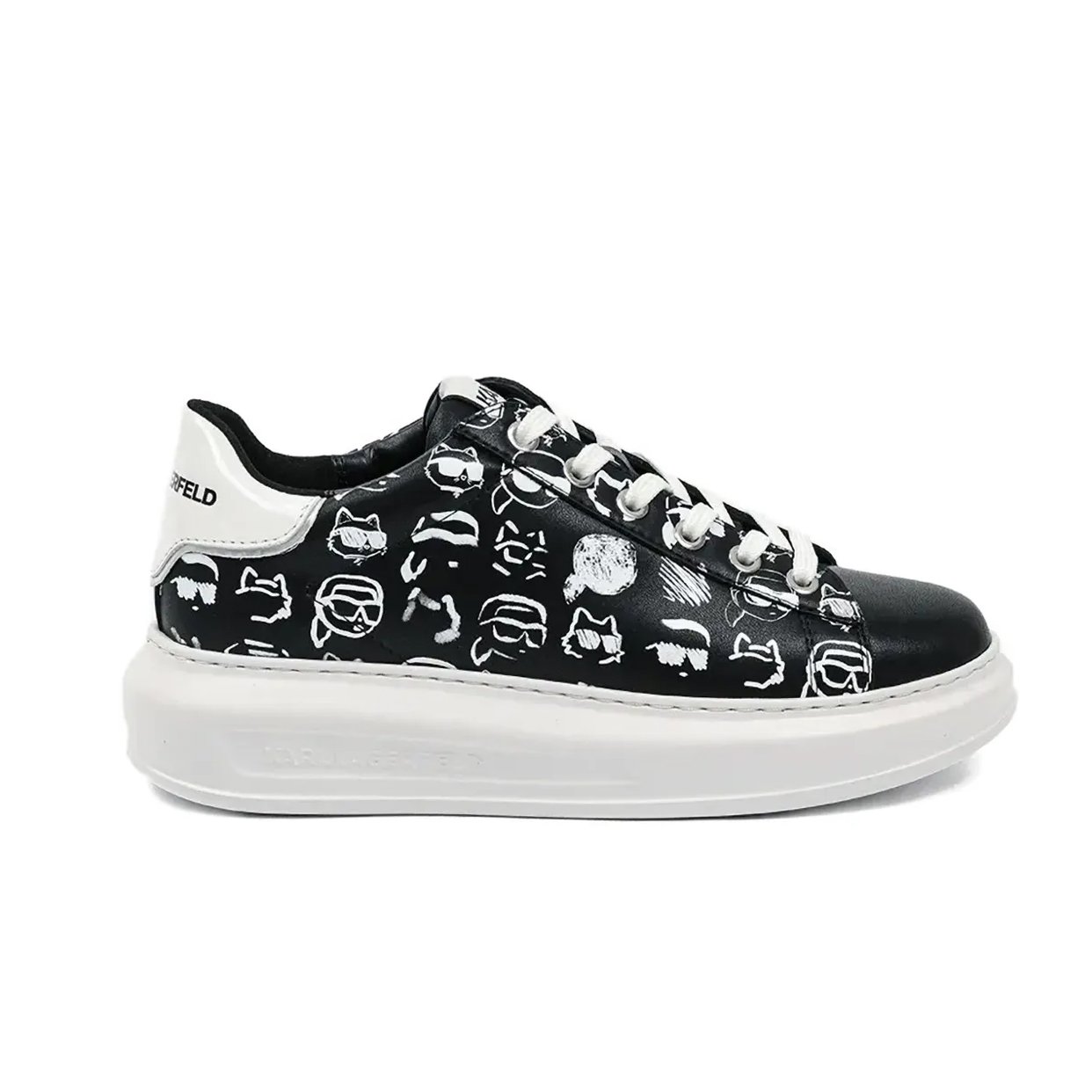Kapri Twin NFT Graffiti Sneaker -Black