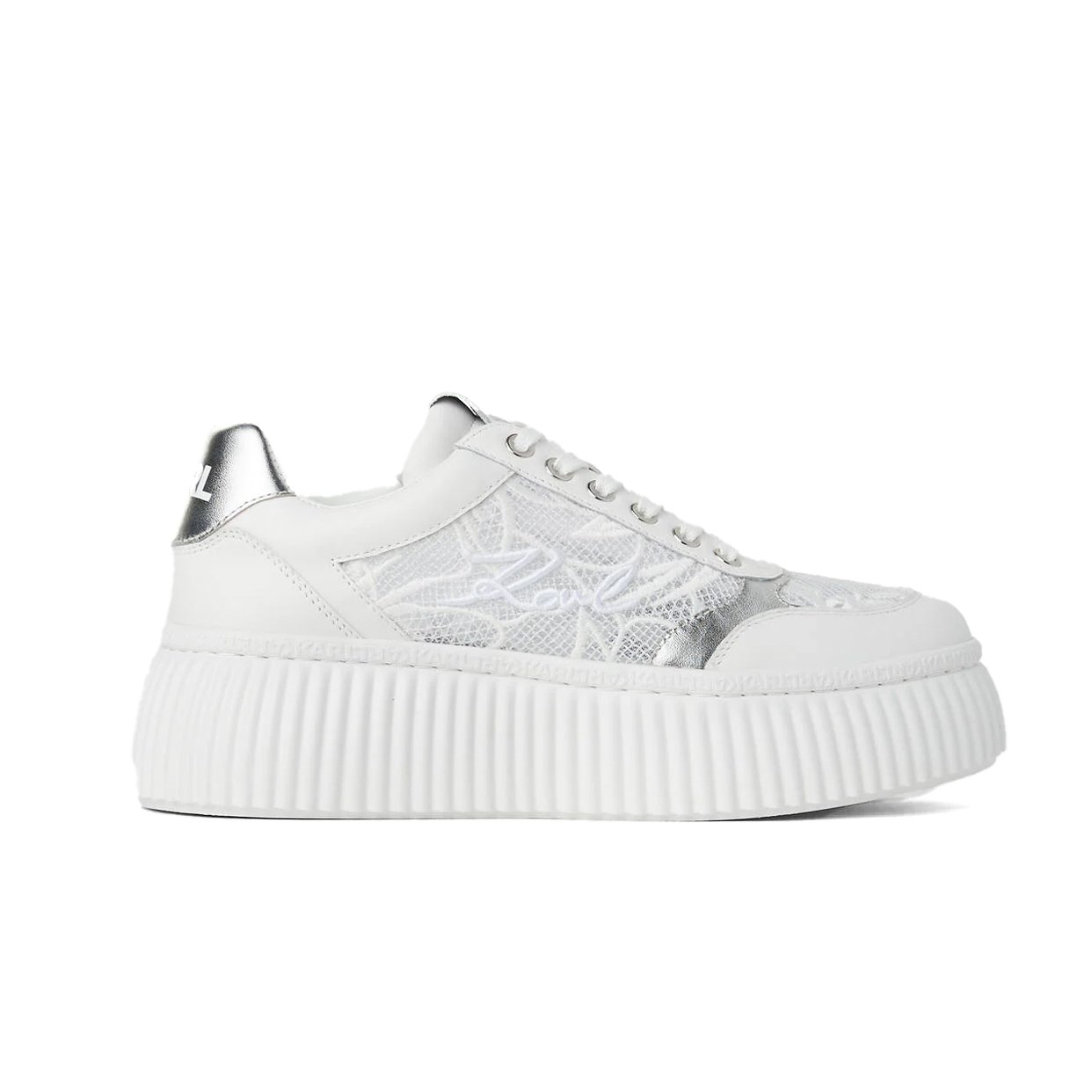 Signature Kreeper Orchid Sneaker -White