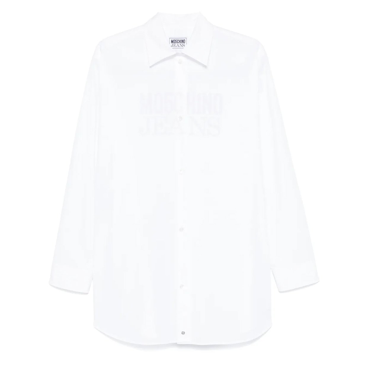 Logo Print Shirt -White