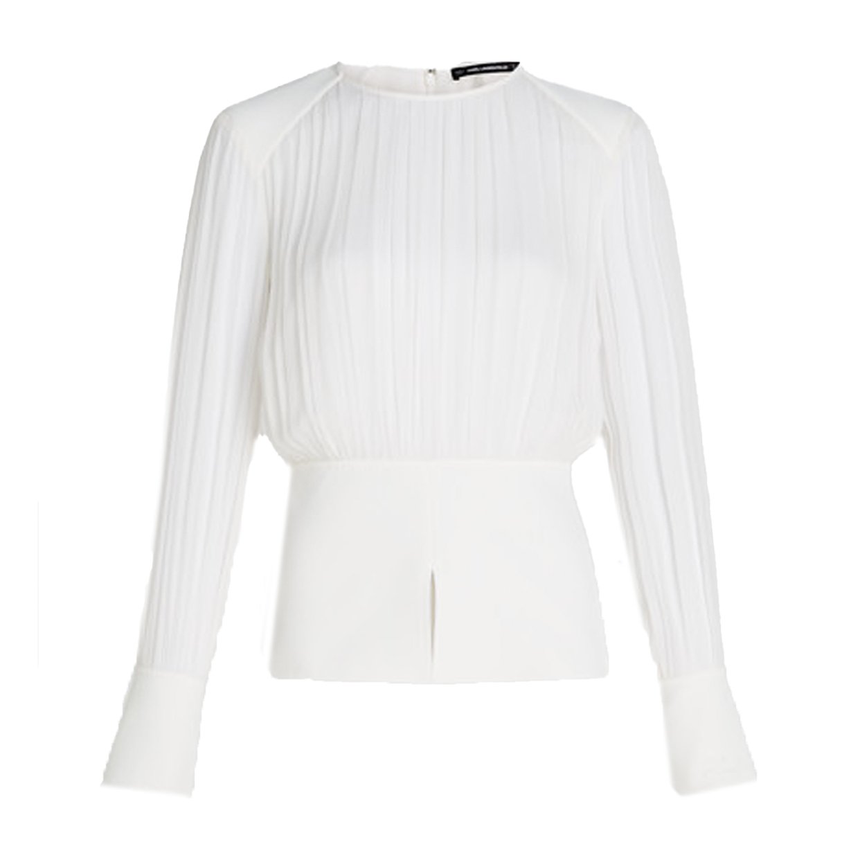 Elegant Gathered Blouse -Pristine