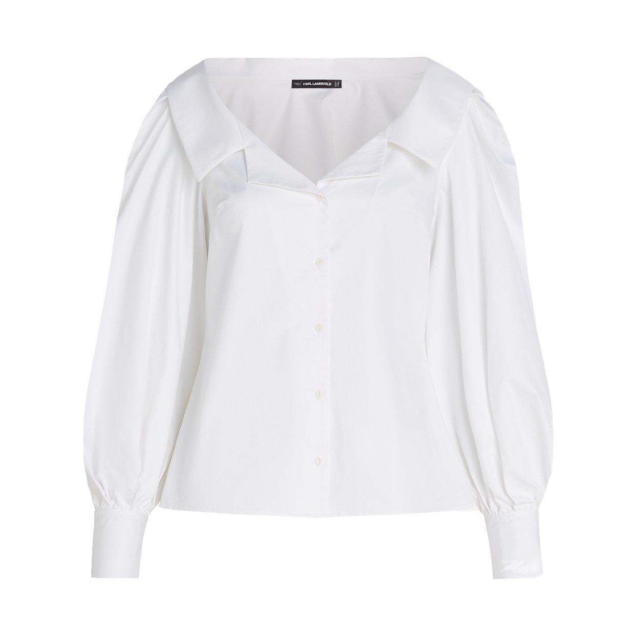Off-Shoulder Shirt -White