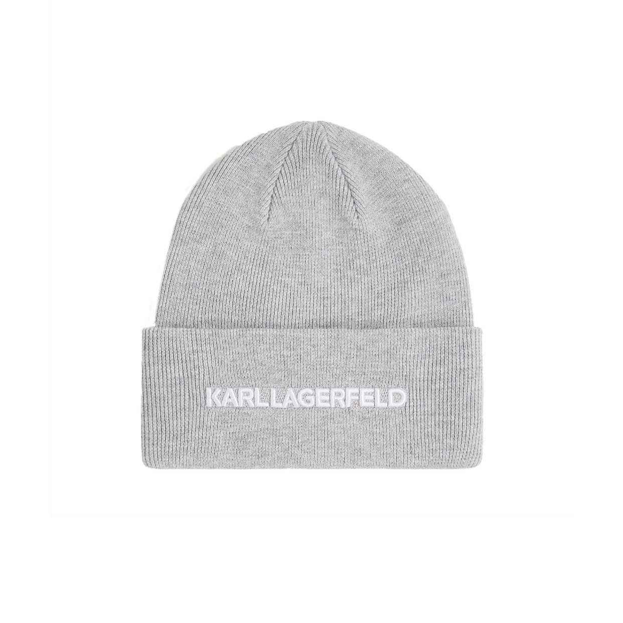 K/Essential Beanie -Light Grey Melange