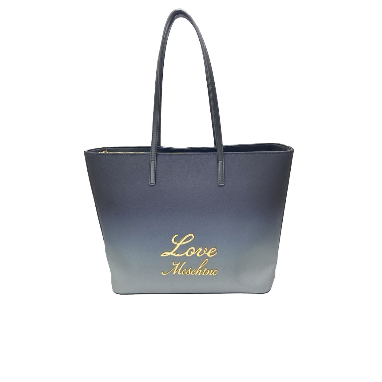 Two Tone Logo Tote Bag -Black/Ivory