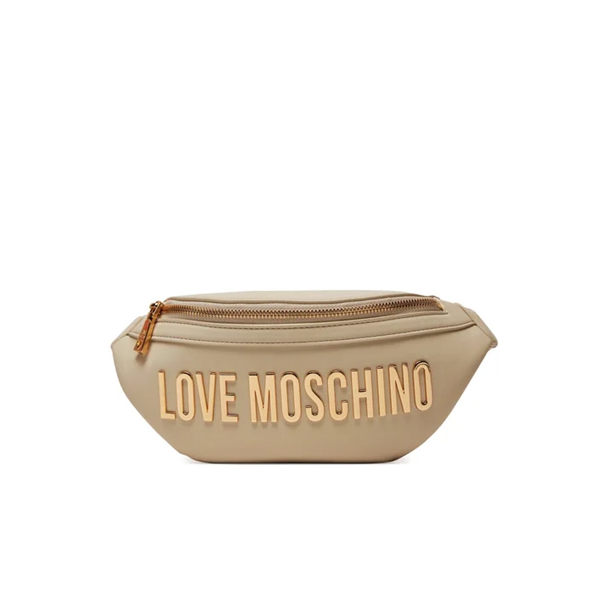 Eco-friendly belt bag with logo -Ivory
