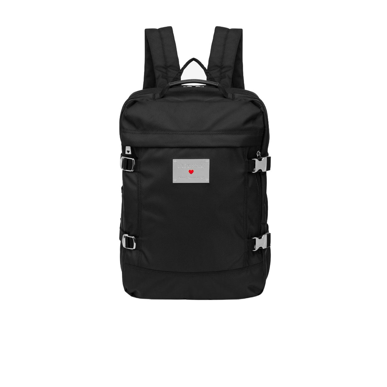 Nylon Travel Backpack -Black
