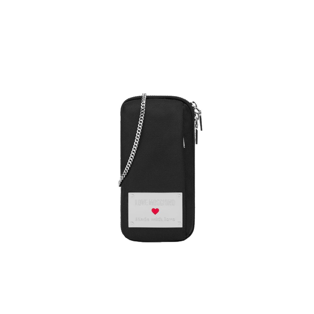 Nylon Phone Holder Bag -Black