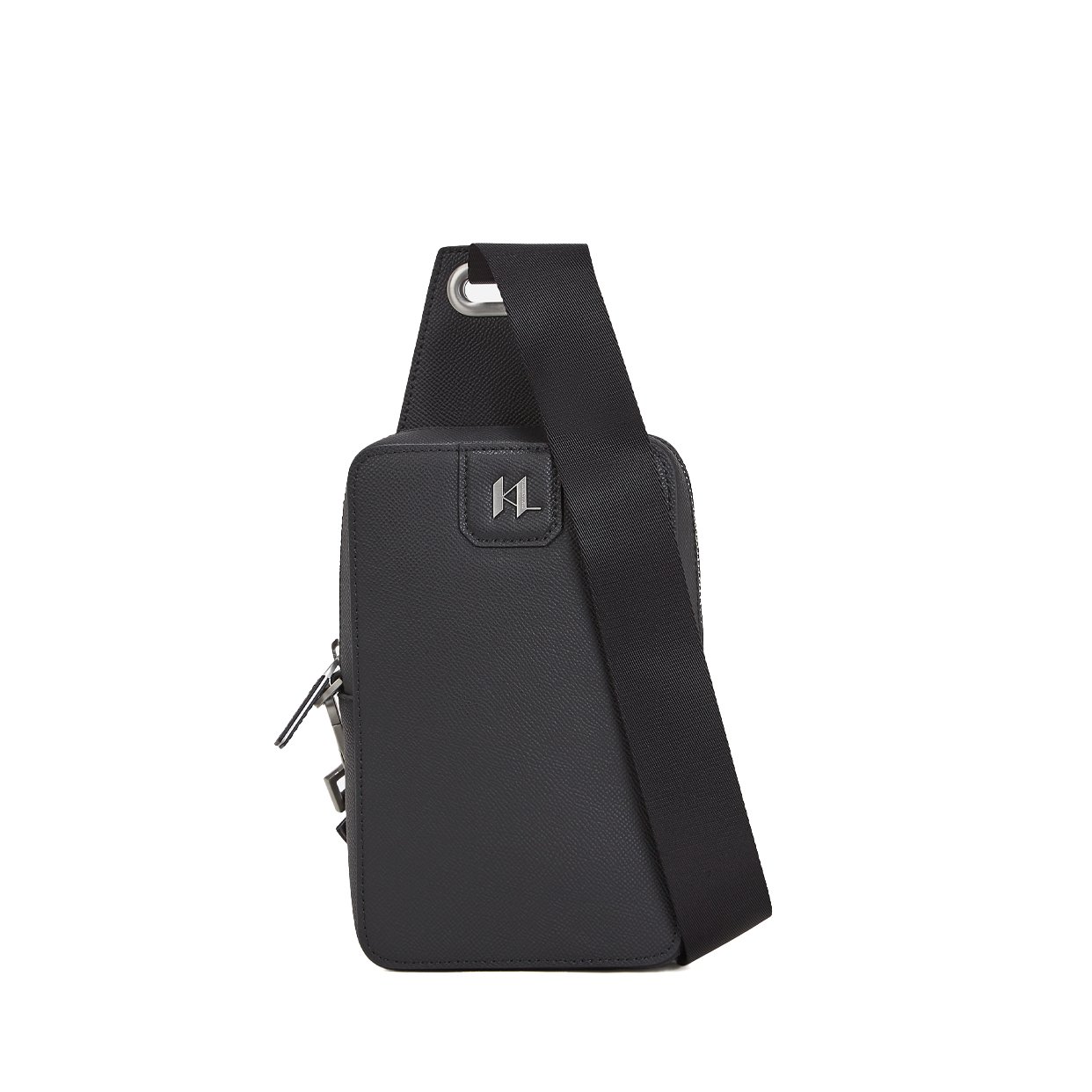 K/Monogram Sling Bag -Black