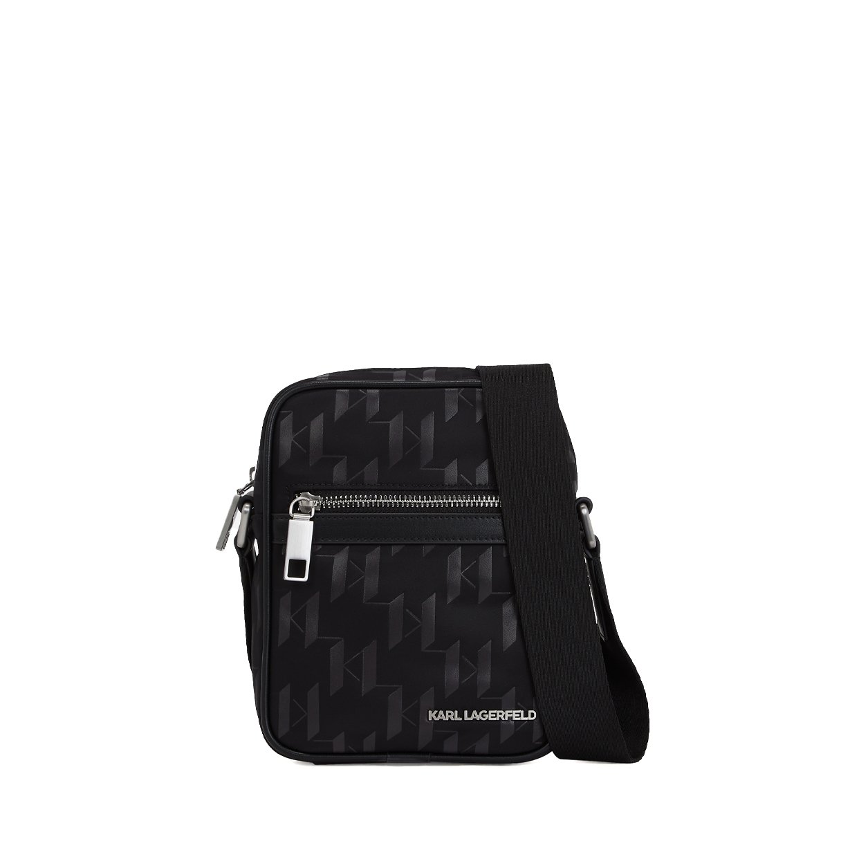 K/Monogram Crossbody Bag -Black