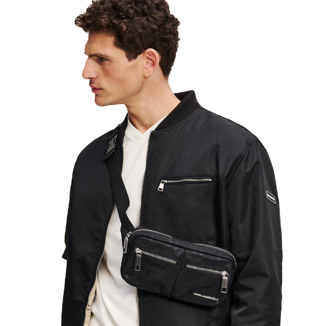 K/Monogram Belt Bag -Black - Image 2