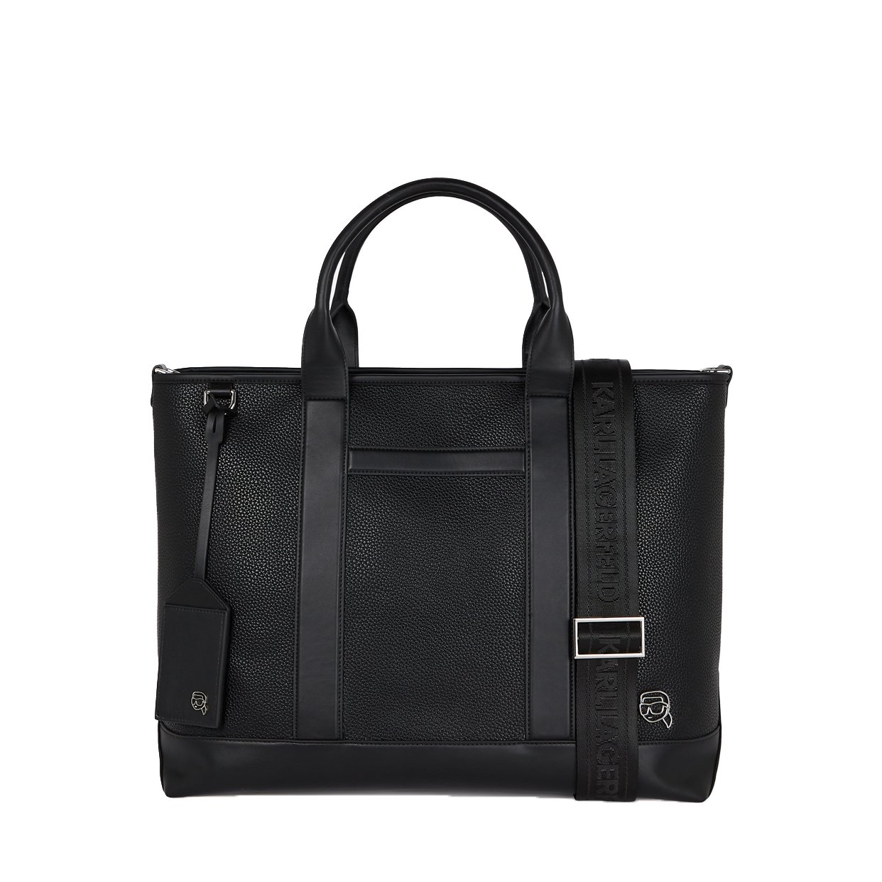 Ikon Outline Tote Bag -Black
